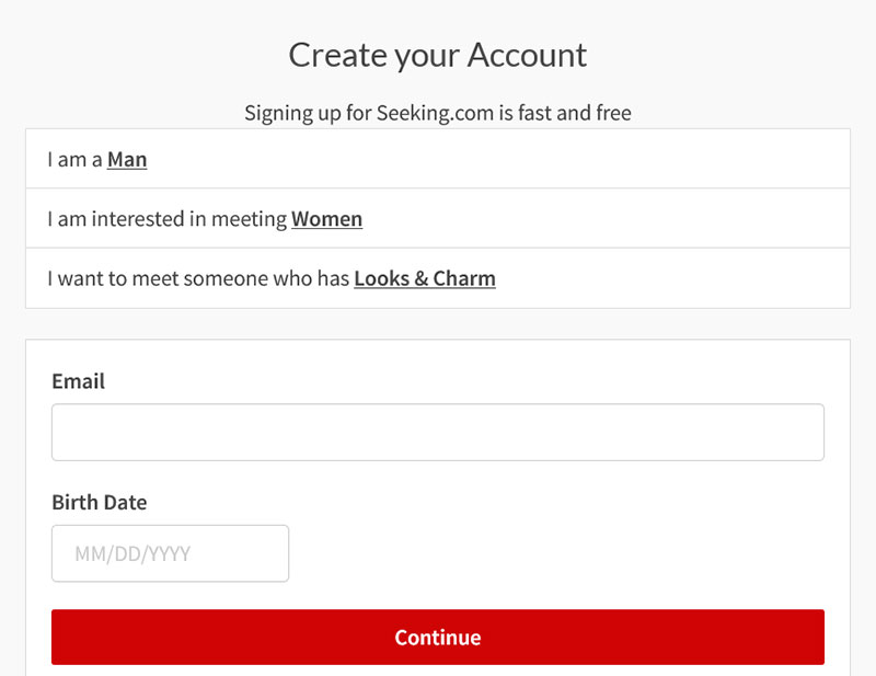 seekingarrangement registration